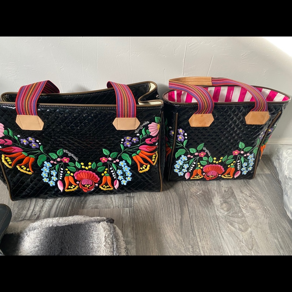 Consuela overnight and handbags